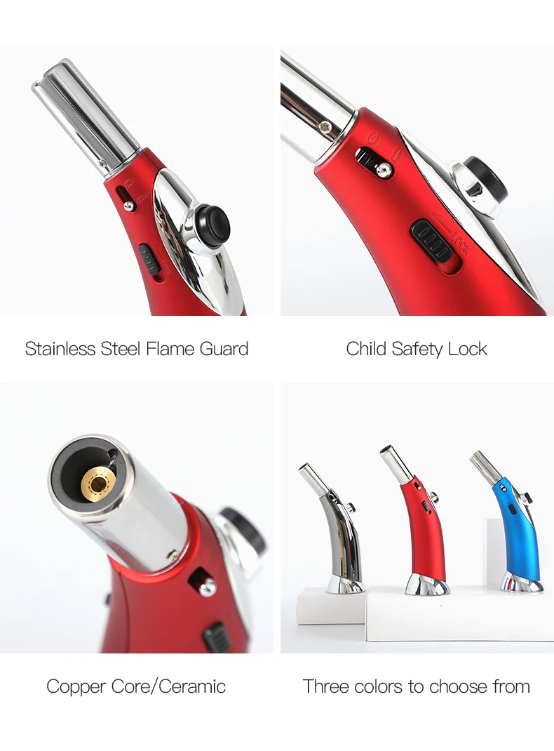 GF922 Camping soldering butane gas blow gun torch lighter CE ISO