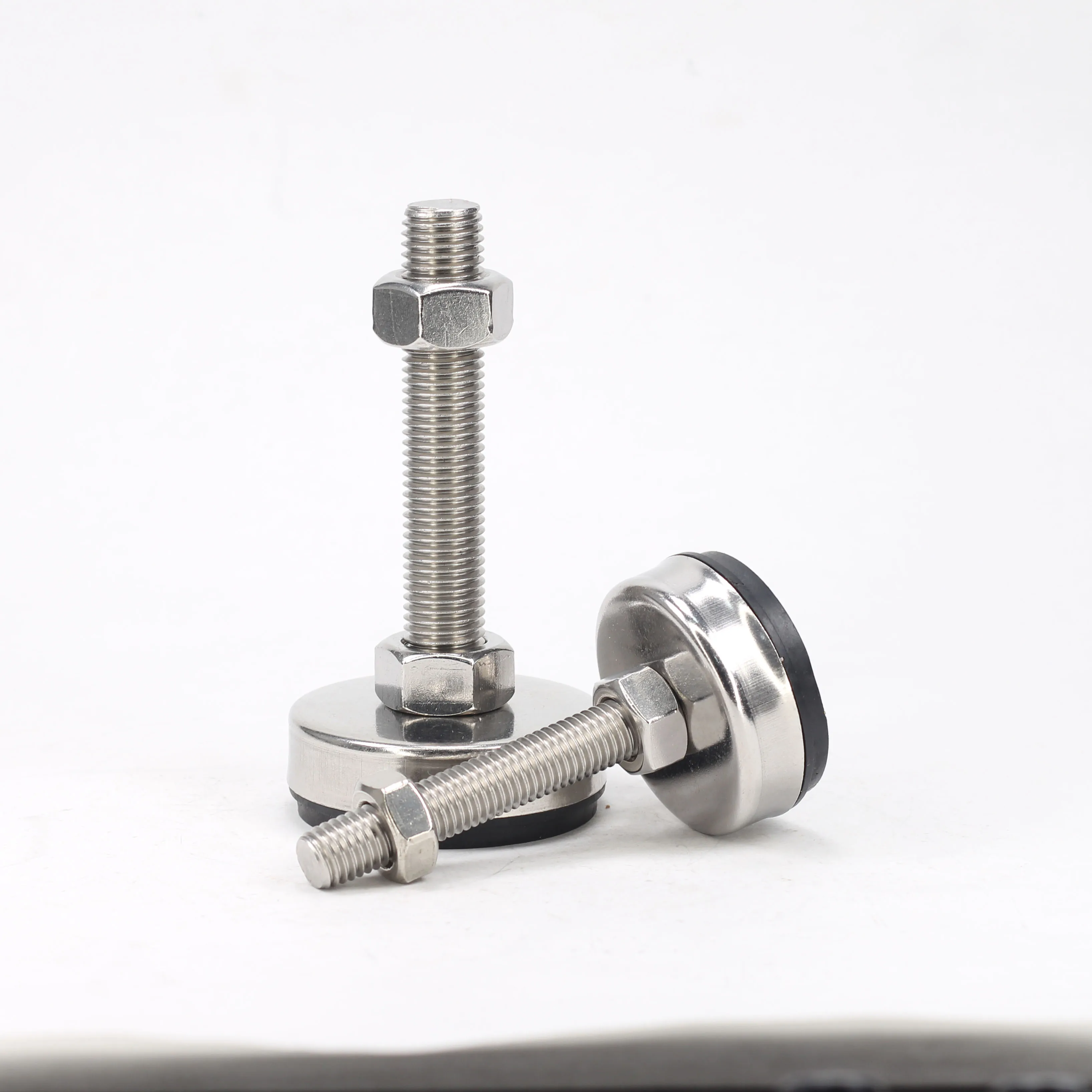 Factory Stainless Steel Susu304 M10 M16*150 Cabinet Leveling Feet Adjustable Leveler For Machines Furniture
