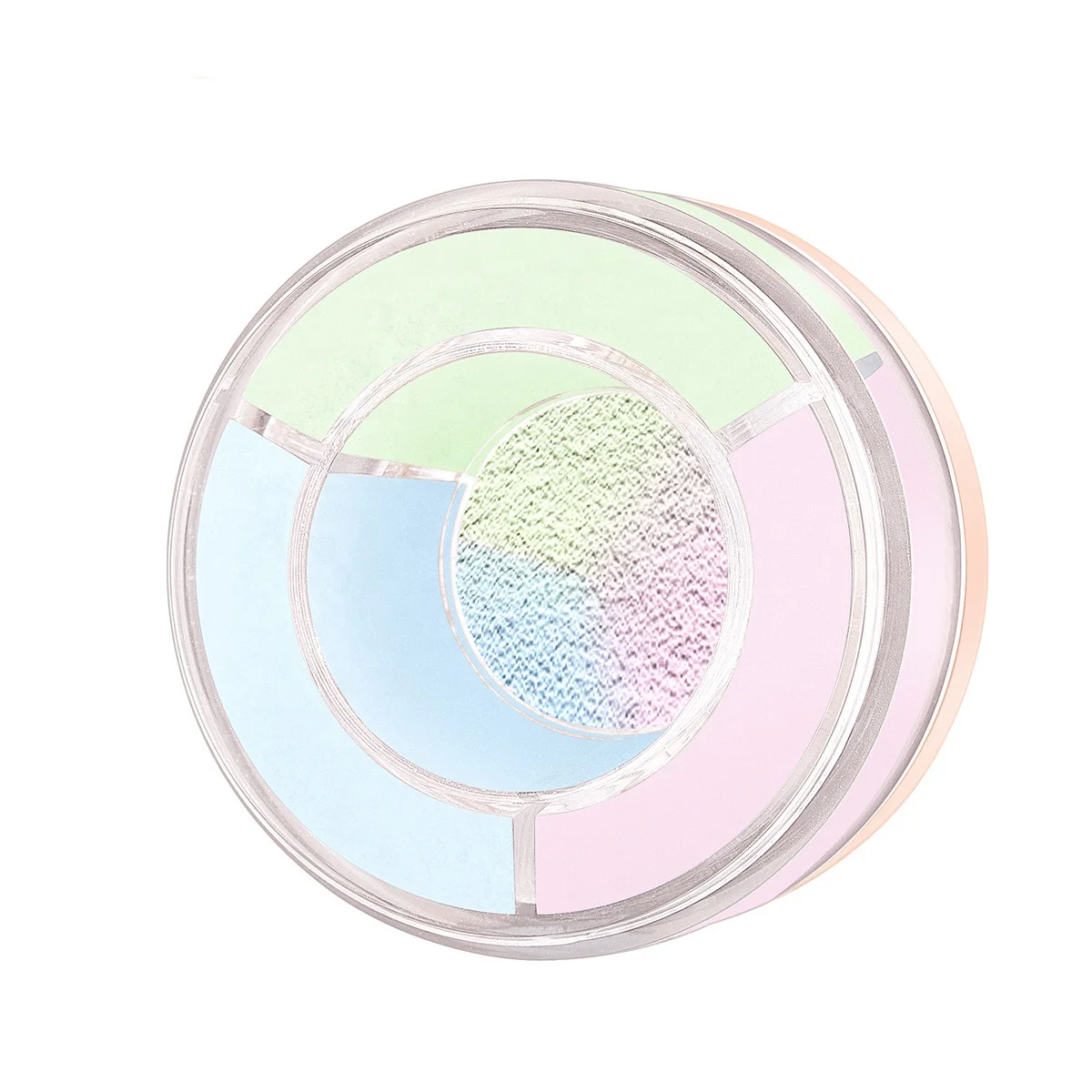 DMDN 3 colors in one oil control loose powder camera lens brighten waterproof face powder long lasting makeup setting  powder