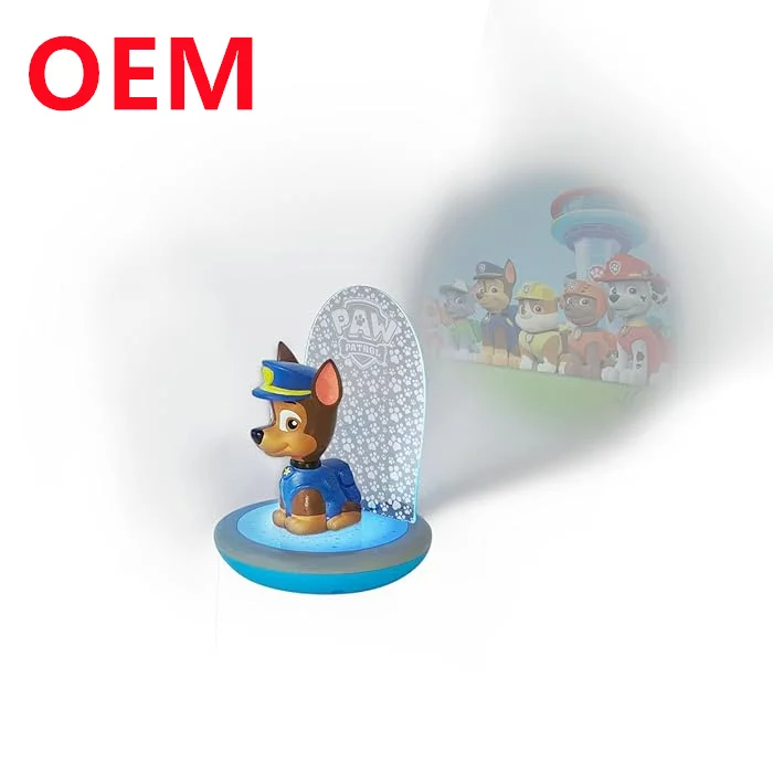 Custom Style Talking Toy Movie Story Action Figure Made Cartoon Dog Light Toy for Car Roof Decoration Doll