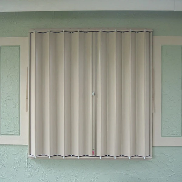 CE AS2047 TOMA Tropical Storm Windows Hurricane Protection Aluminium Heavy Duty Blind Accordion Shutter Folding Shutter For Home