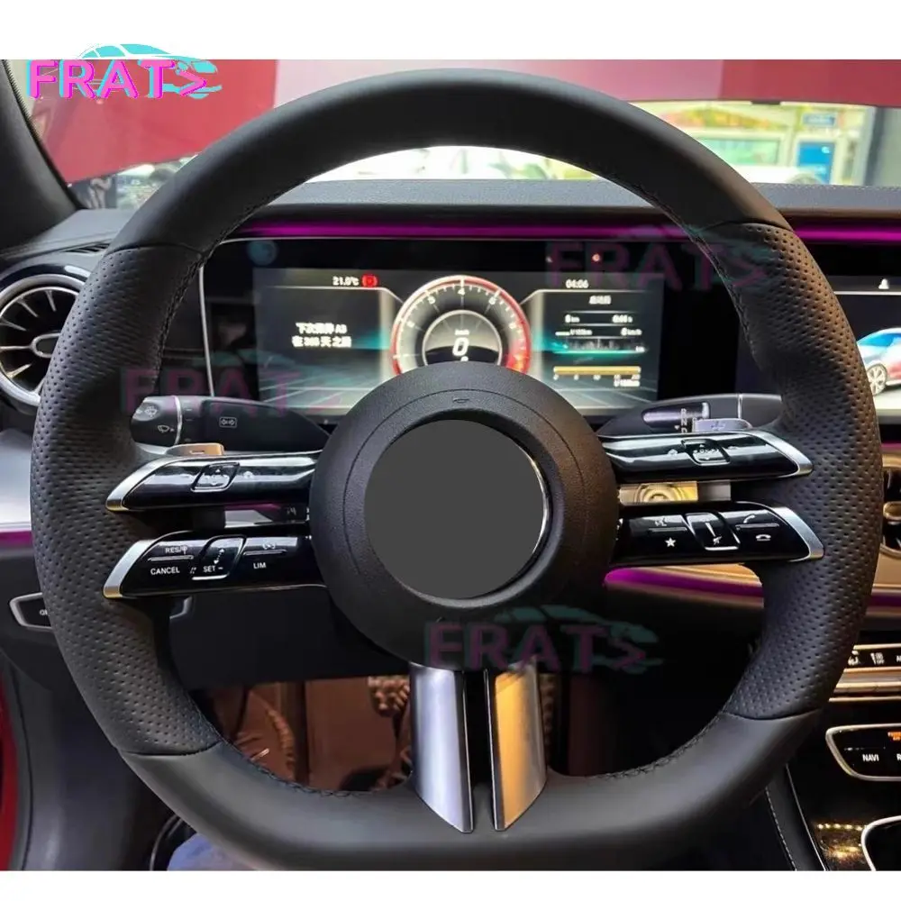 Рулевое колесо из углеродного волокна подходит для Mercedes Benz A B E GLA CLA GLC GLS C Class W205 W204 Модернизированный спортивный руль