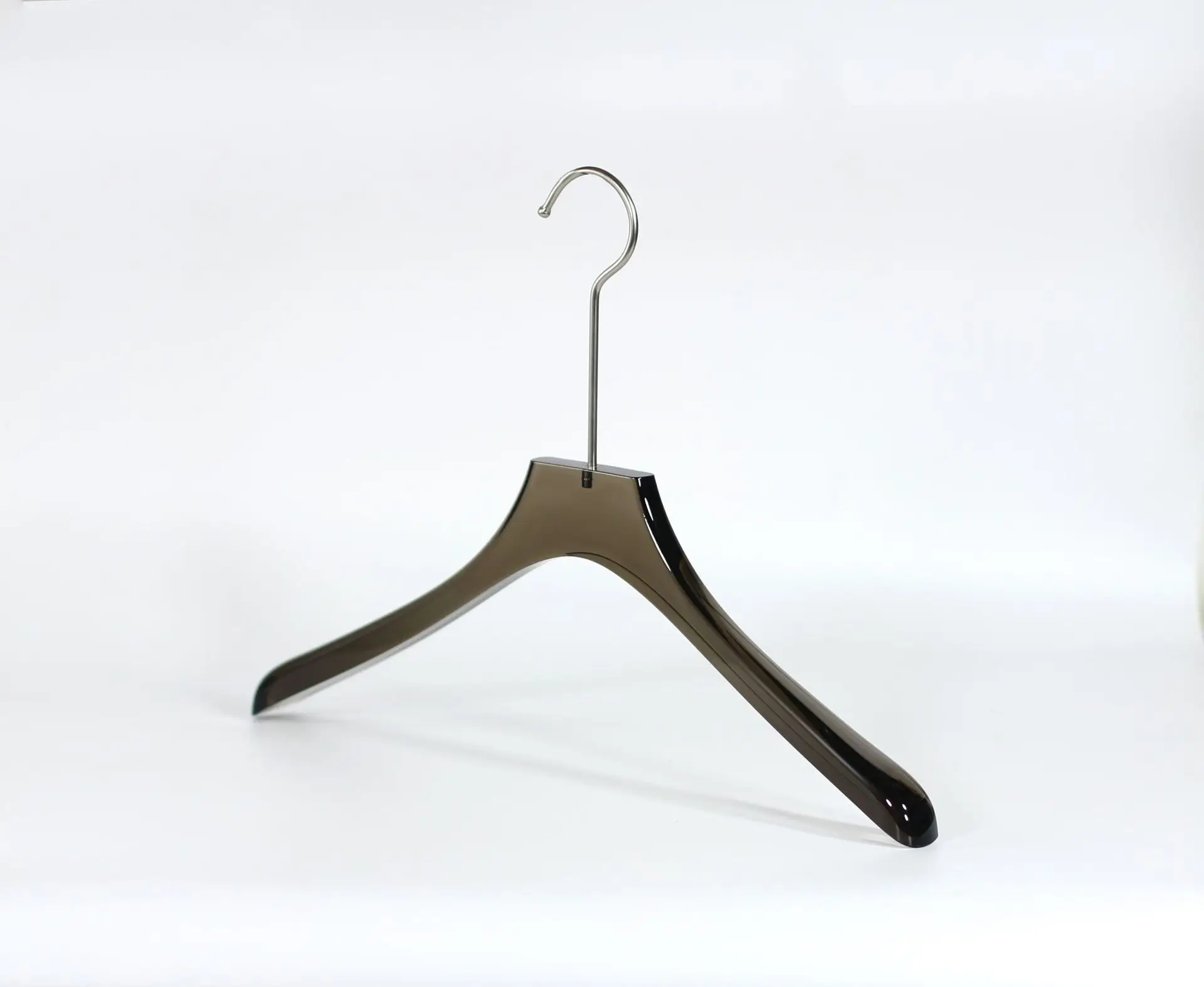 Manufacturers Acrylic Down Jacket Hanger Non-Slip Large Size Thicken Acrylic Muslim Robe Hanger for Man