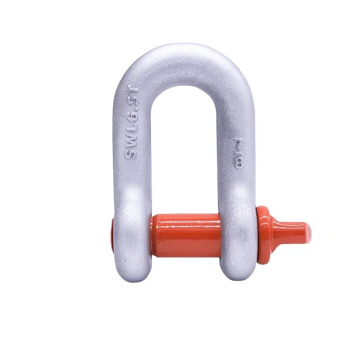 us type forged bow forelock shackles g209 with safety bolt screw collar pin d shape for lifting