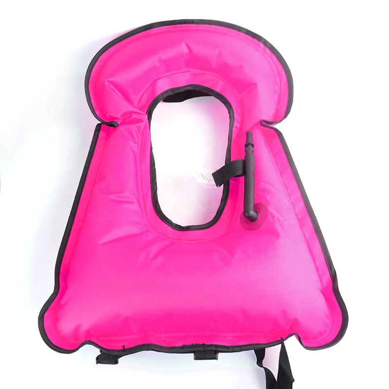 Inflatable Life Jackets Portable Swimming Snorkeling Buoyancy Life Jacket Vest Inflatable Vests for Free Diving Swimming Gear