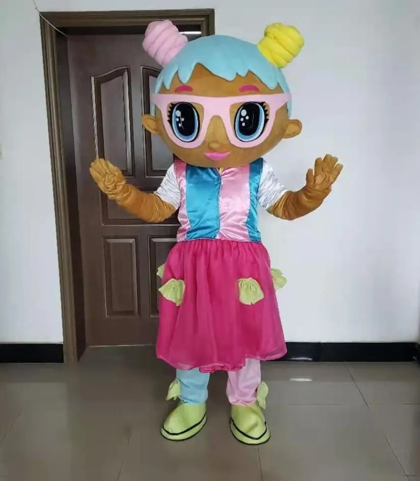 Custom Lovely Unicorn Lol Character Mascot Costume Cute Lol Gilr Dolls Mascot Costume For Cosplay Party Event