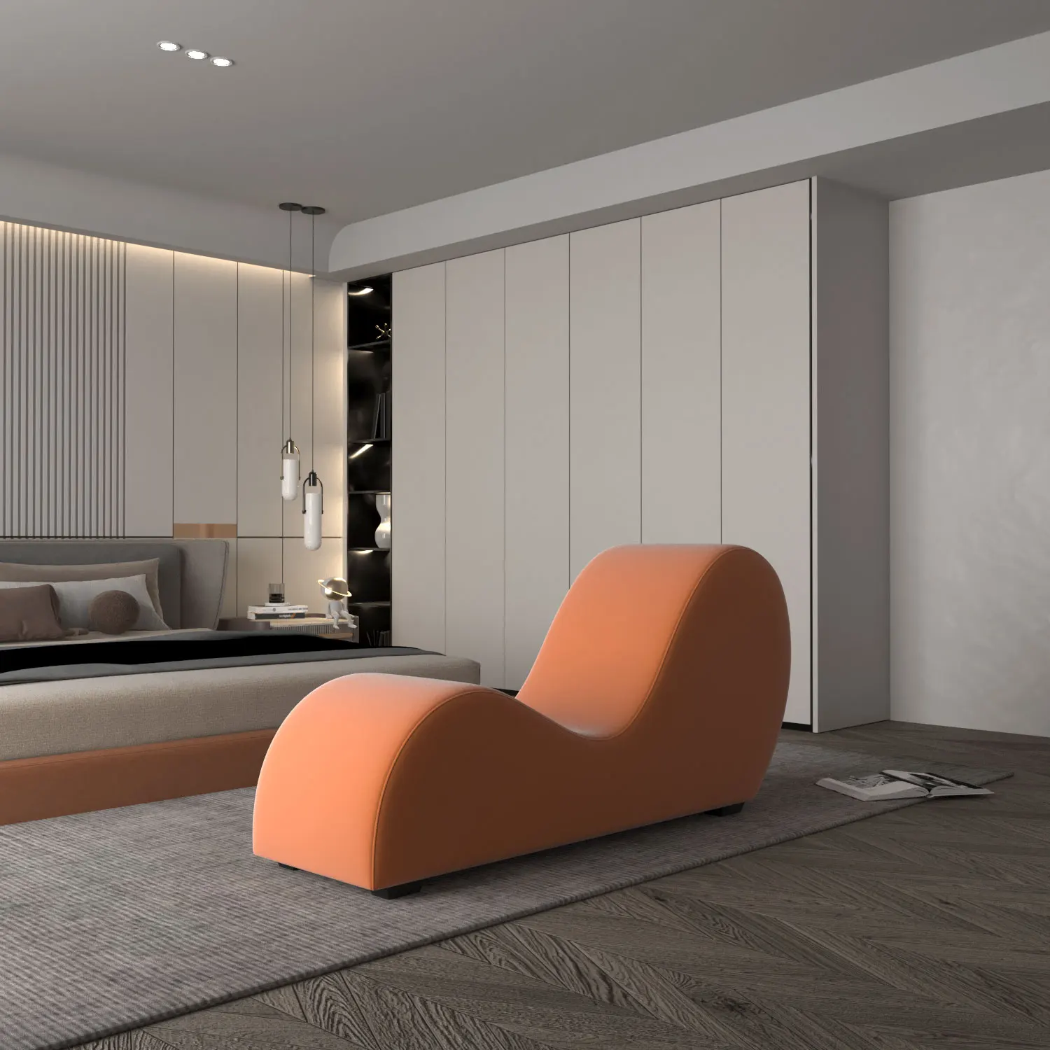 Multifunctional sex chair sexy furniture red sofa sex chair couple love location bedroom Sex Furniture