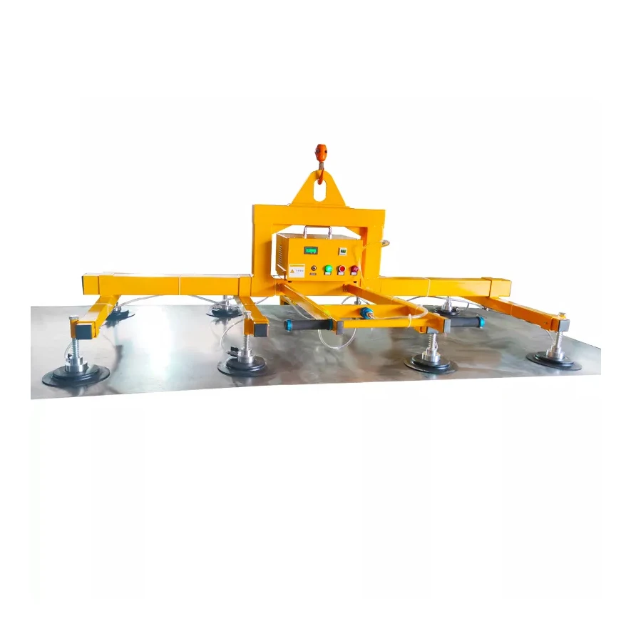 Custom pneumatic gypsum board suction stone slab sandwich panel sheet metal vacuum lifter stacker