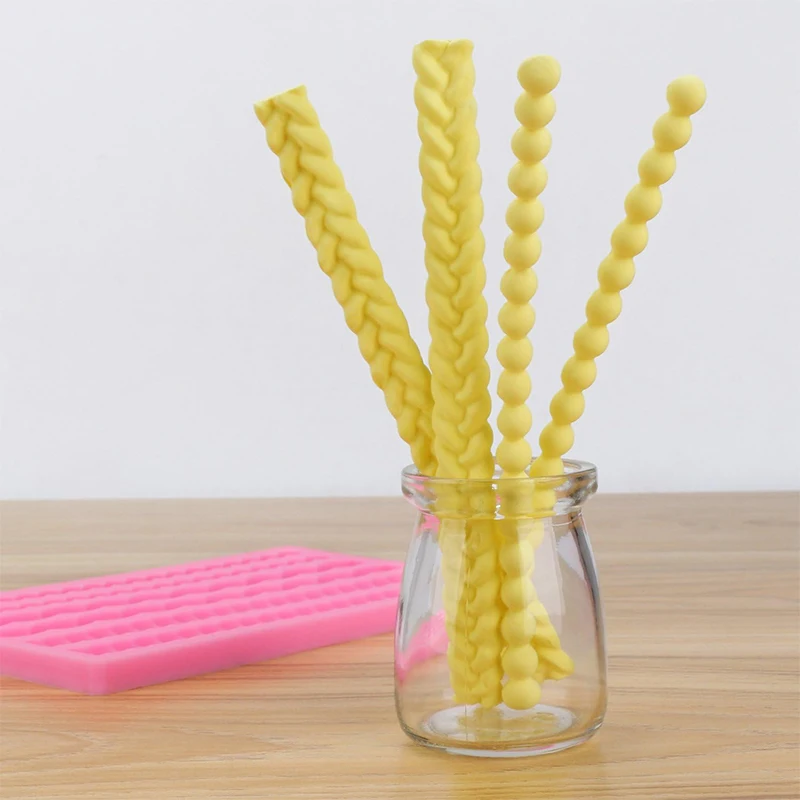 Kitchen Baking Tray Gum Paste Flowers pattern Fondant Liquid Silicone Mold Cake Decoration Tools