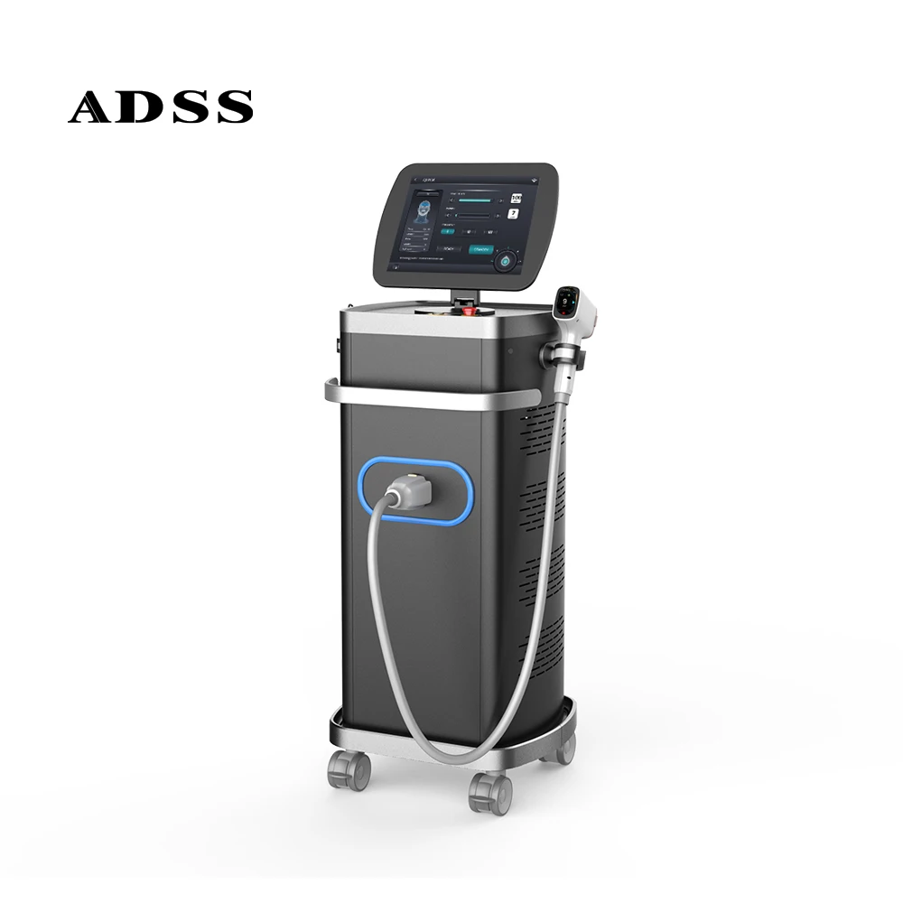 ADSS 808nm Laser Diode Alexandrite Laser 755 808 1064 Permanent Diode Laser Hair Removal Machine