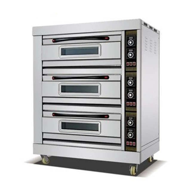 DFL-39 хит продаж 3 слоя 9 лотков нержавеющая сталь электрическая хлебопекарная печь Пищевая