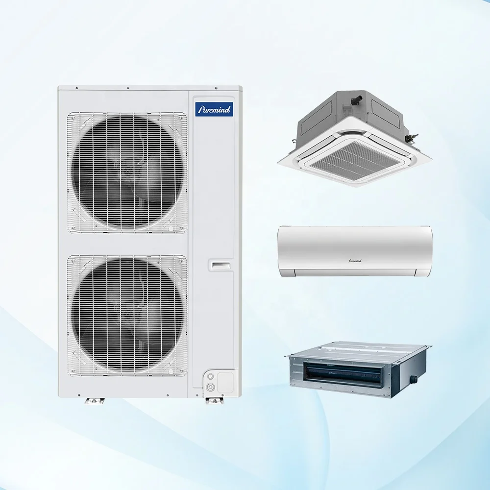 Gree Puremind Inverter Multi Zone Central Air Conditioner Match Fan Coil HVAC System Unit 8HP 10HP