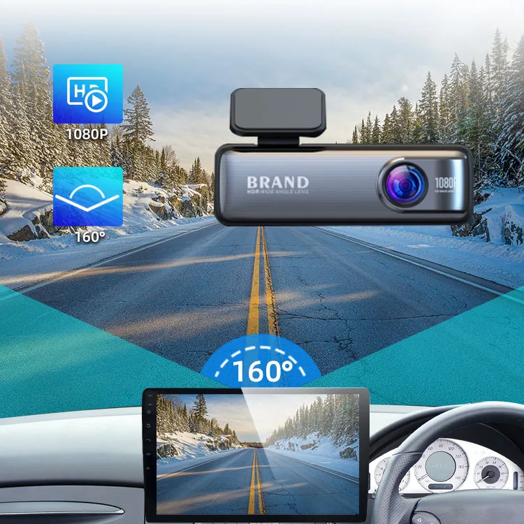 Универсальный ADAS DVR без экрана фронтальный 1080P WIFI Dashcam оптовая продажа USB-штекер в Full HD с эффектом ночного видения Автомобильный черный ящик