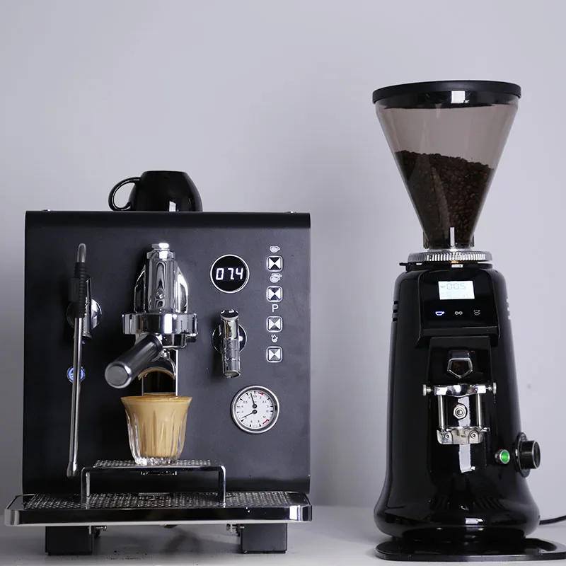 Коммерческая Кофеварка Expresso чайная машина с автоматическим вспенивателем молока и пивоваренной головкой E61 для кофейного бизнеса