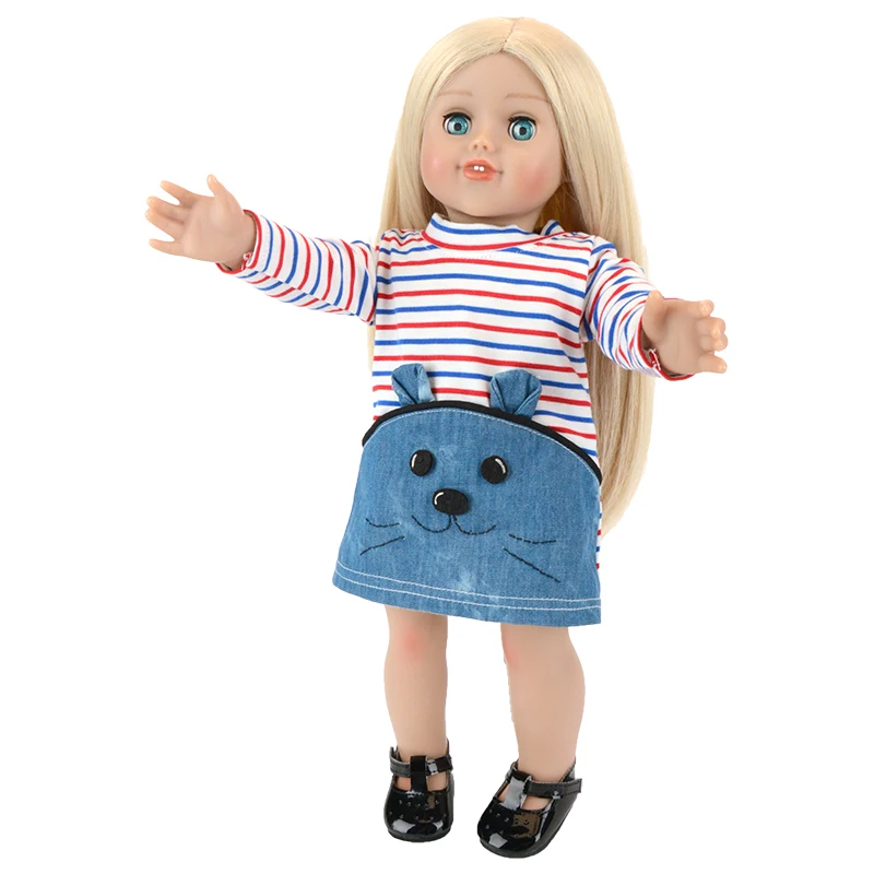 Индивидуальные 18 дюймов американская девушка Кукла Одежда