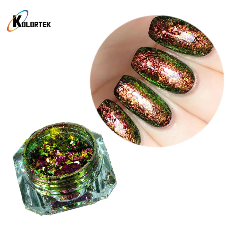 Holographic Laser Pigment Chameleon Eyeshadow Nail Makeup Glitter Flake
