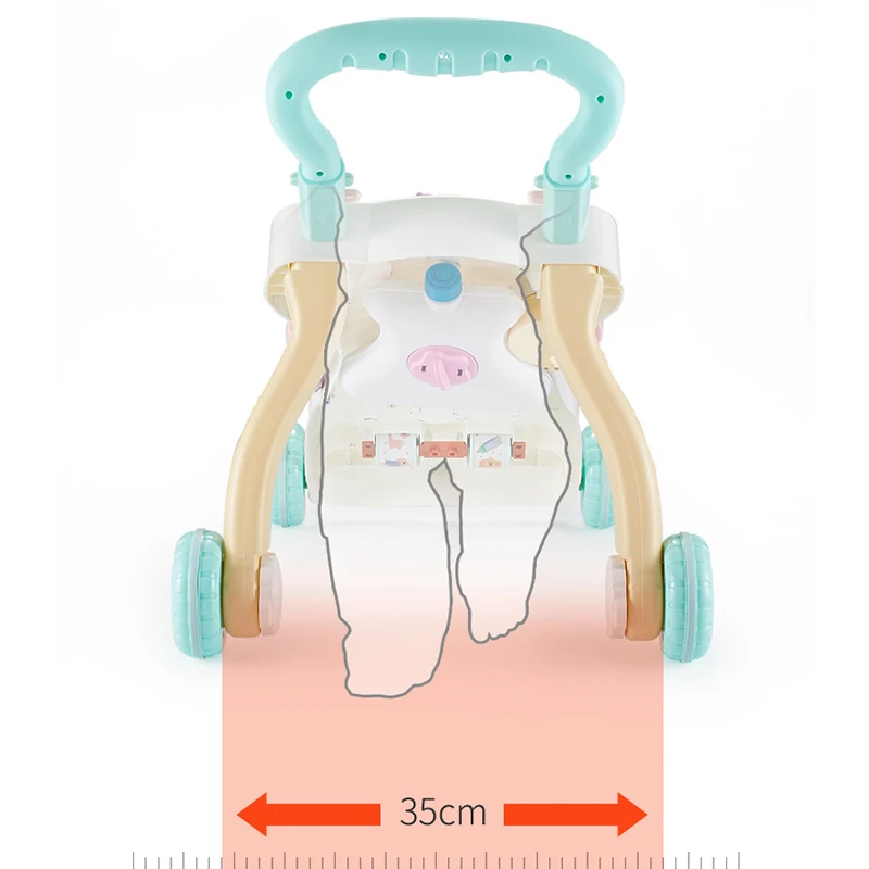 Toddlers Sit-To-Stand Multifunctional Push Stroller Toy Activity Gym Baby Walker Toys