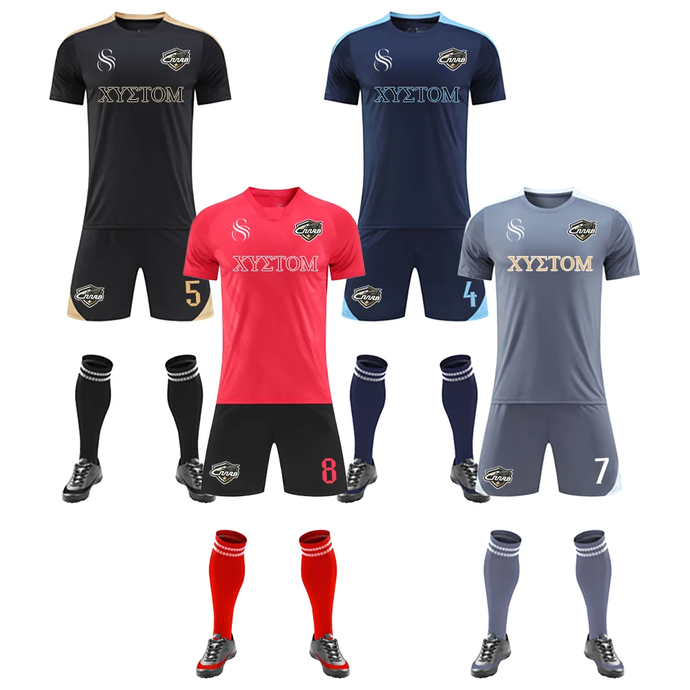 Custom 22/23 Italian Stadium  Football Jersey Sets Training Sublimation Printed Thailand Soccer Wear Shirts Uniform