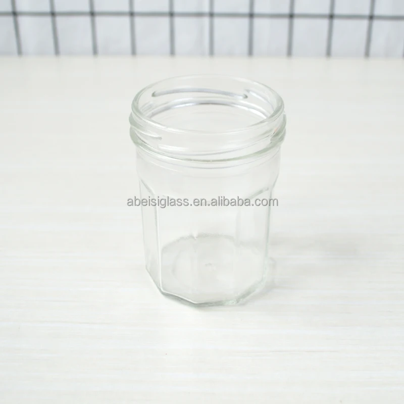 Wholesale 100ml 200ml 250ml 300ml 350ml 500ml 650ml Caviar Honey Jar Clear Glass Jam Pickles Bottle Empty Wide Mouth Mason Jar