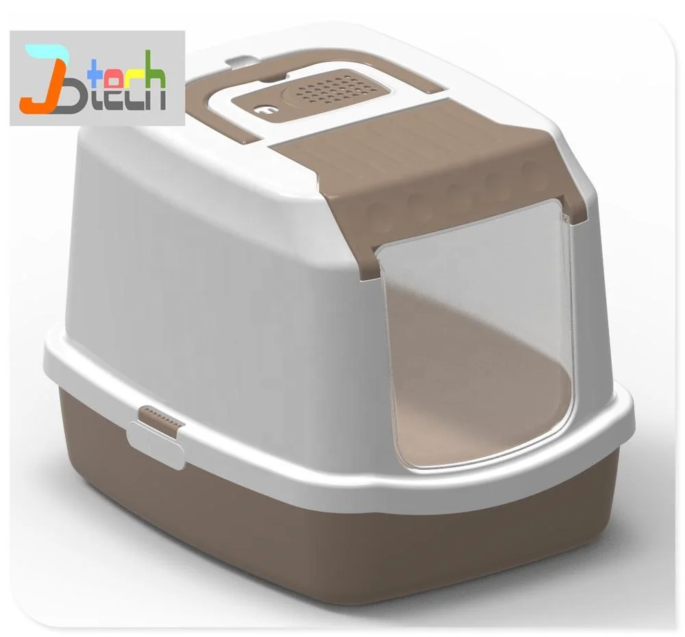 Fully closed enclosed cat litter box toilet from factory cat litter box bathtub cat toilet cheap pet products  pet training tray