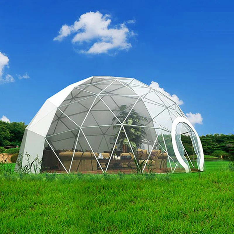 
China manufacturer cheap eco-friendly thermal acrylic geodesic dome tent 