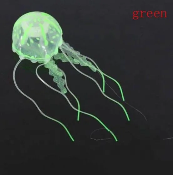 
Small Size Fluorescent simulation jellyfish Accessories Artificial Jellyfish Fish Tank Aquarium landscaping 