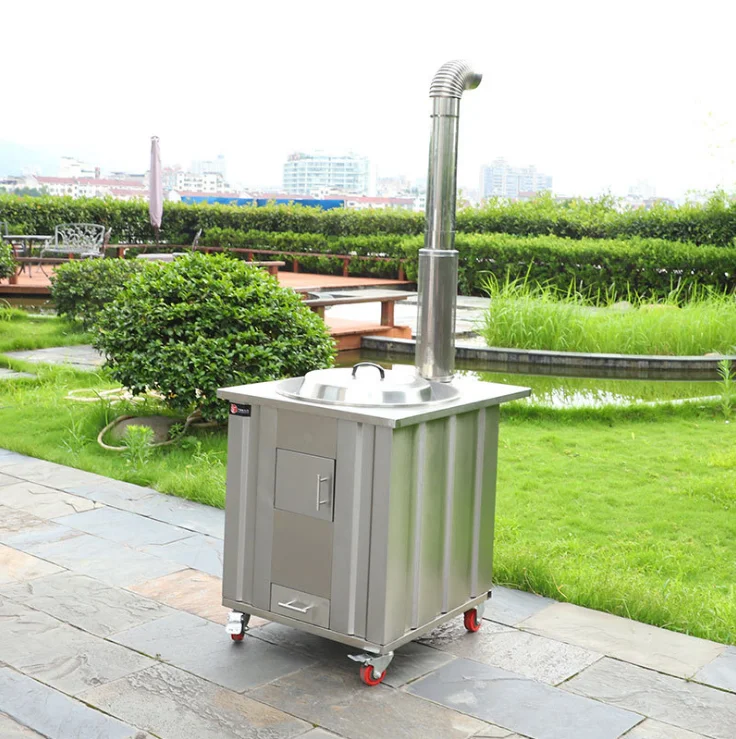 Home USE multifunctional stainless steel camping stove wood burning camping oven sove wood burning