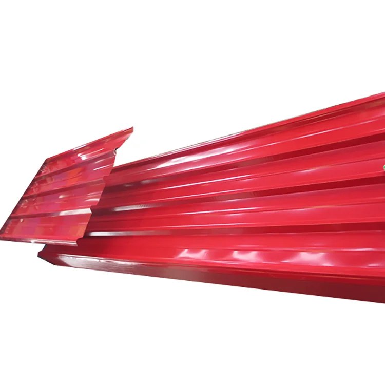 Modern Red Color Stone Coated Steel Sheet Building Material Coated Metal Roof Tile