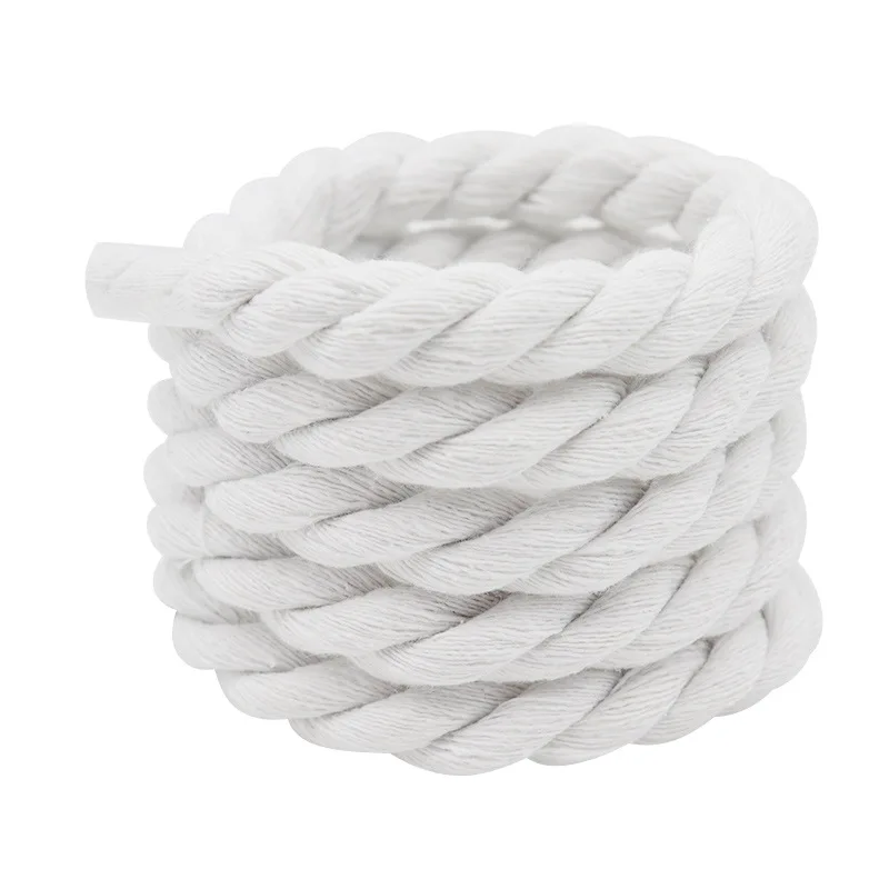 Vintage Outdoor Sports Shoe Lace 10mm round Polyester Cotton Twisted Cord Thick Rope for Outdoor Sports Accessories