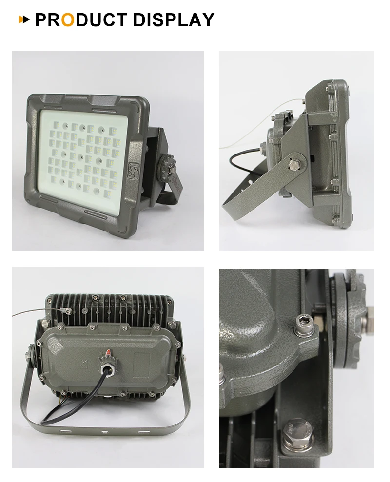 Factory High Quality Atex Approved 100w 120w 150w 180w Led Explosion Proof Flood Lights  for Hazardous Location