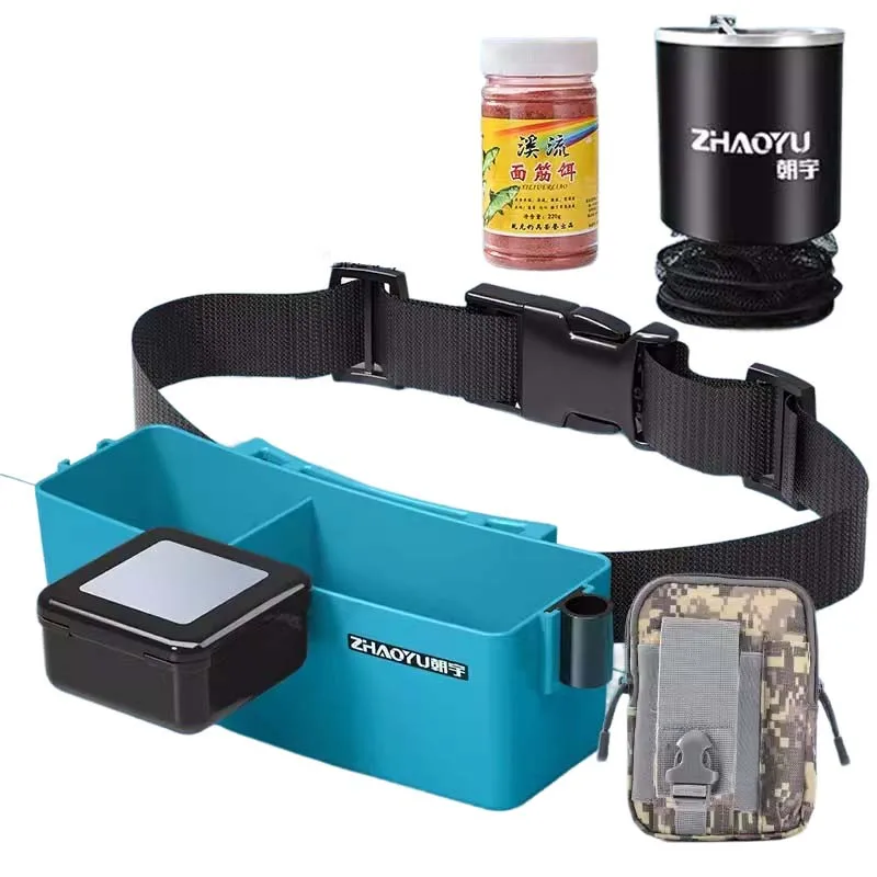 Stream fishing equipment Fishing Tackle Case Toolbox Container Fishing Waist Bait Box