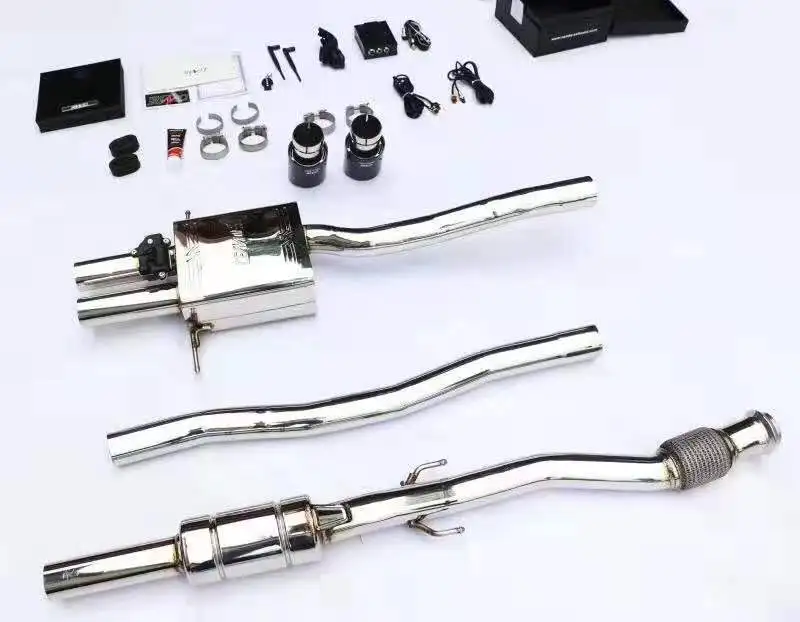 Hot style active sound muffler tip  with remote control exhaust system For kia K3