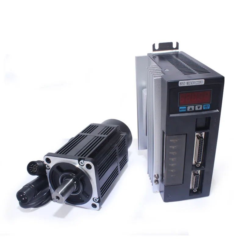 220V 2.3KW 1500 об/мин 15N.M.130ST-M15015 одиночно фазный АС серводвигатель с драйвером AASD-30A для станков ЧПУ