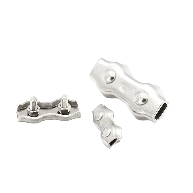 HLM hot selling wire rope clips fitting stainless steel wire rope clips