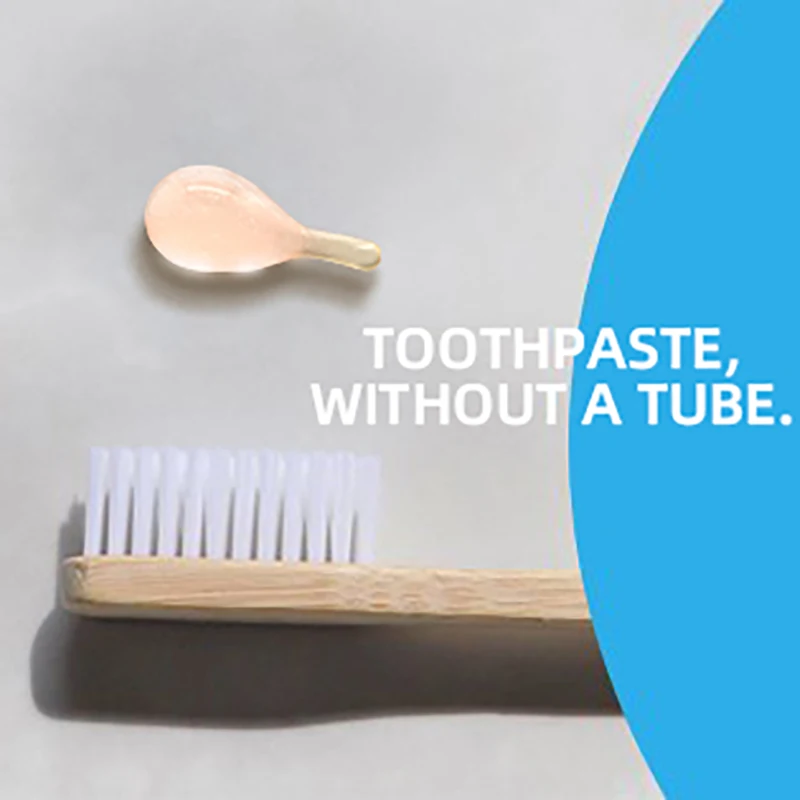 Spearmint Fluoride-Free Toothpaste Pods Freshens Breath Whitens Teeth Reduces Plaque Toothpaste