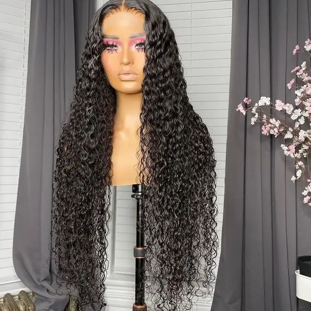 150% 180% плотность парик из человеческих волос без клея натуральных необработанных для черных женщин