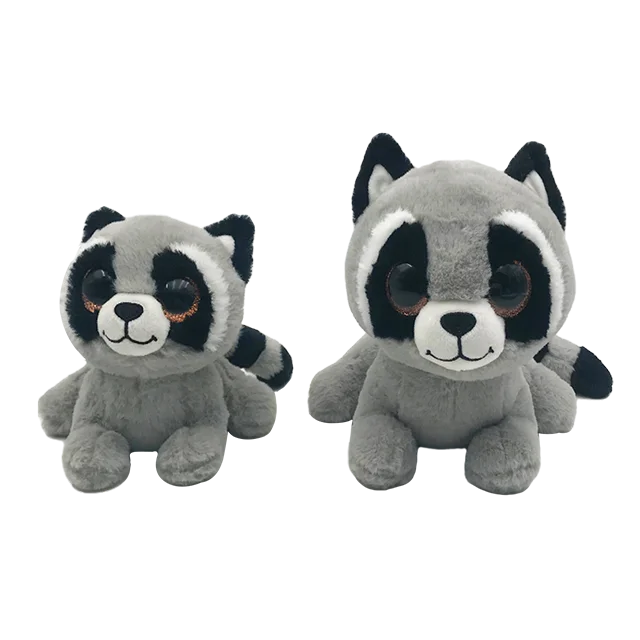 Custom  Gifts lovely  soft toys plush raccoon pillow