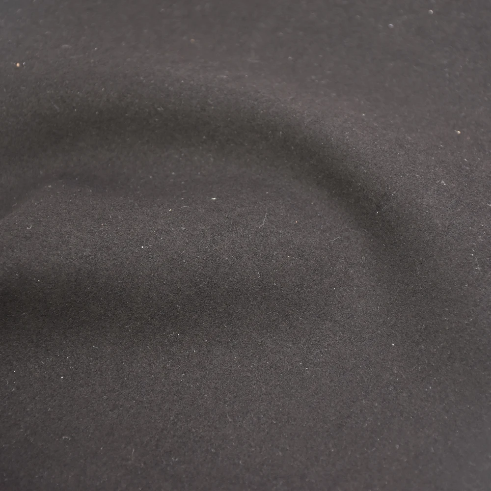 BLACK AMARA STOCK Wholesale 0.6mm  microfiber fabric double sided suede pu synthetic leather fabrics for shoe bag