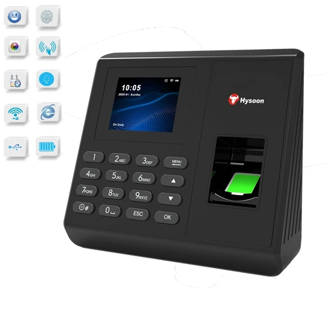 Cloud wifi fingerprint rfid access control time clock biometric censore long range attendance web system glass door device