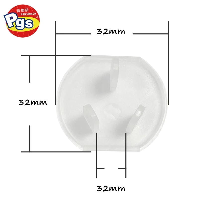 Factory OL002 Outlet 6Pcs Wall Plug Protector Electric Socket Guard Plug Protector Baby Anti Electric Shock Plug Protector
