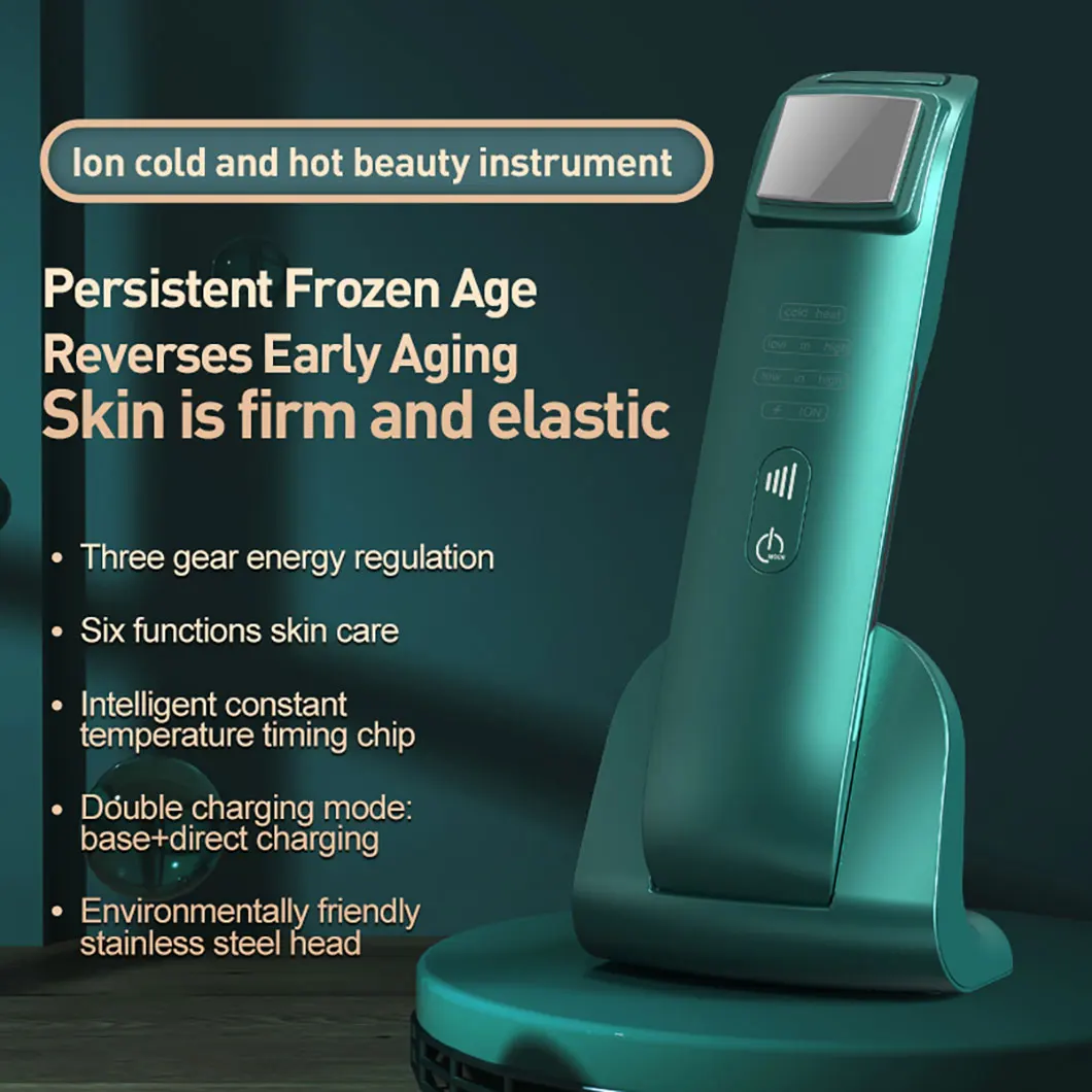 Home Use Equipment Skin Care & Tools Face Massager Skin Rejuvenation Hot and Cold Ion Beauty Device