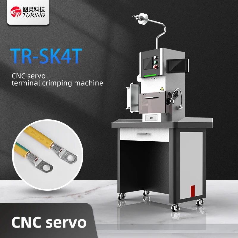 TR-SK4T 4T CNC Servo Terminal Crimping Machine/ 0.5-35mm2  New Energy Wiring Harness Crimper Machine