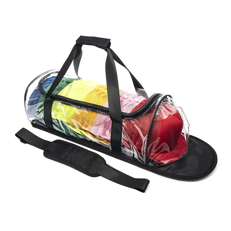 OEM PVC Tote Travel Bags for Baseball Hat Storage Crossbody Bags for Sport Multi functional Waterproof Transparent Luggage Bags