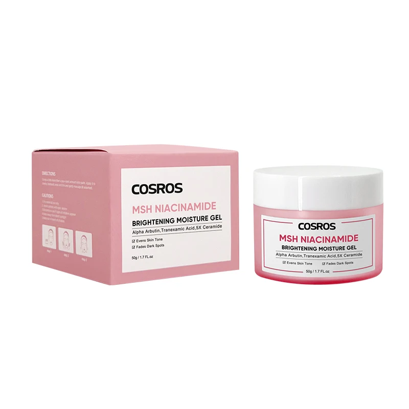 Wholesale Evens Skin Tone Fades Dark Spots Niacinamide Whitening Moisture Gel Cream Alpha Arbutin Tranexamic Acid 5x Ceramide