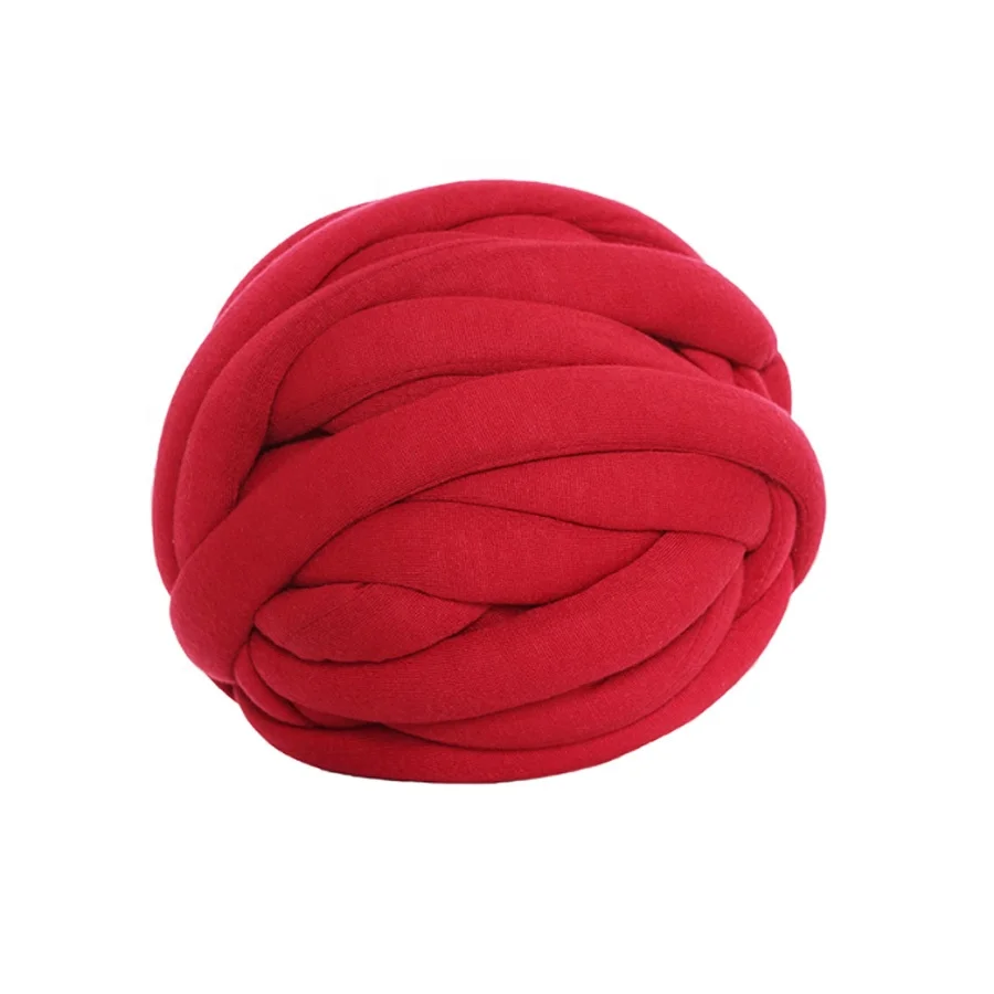 Оптовая продажа хлопковая пряжа 2 см в форме трубы для ручной работы Плетеный Ковер сумка «сделай сам» подушка виде кошачьего