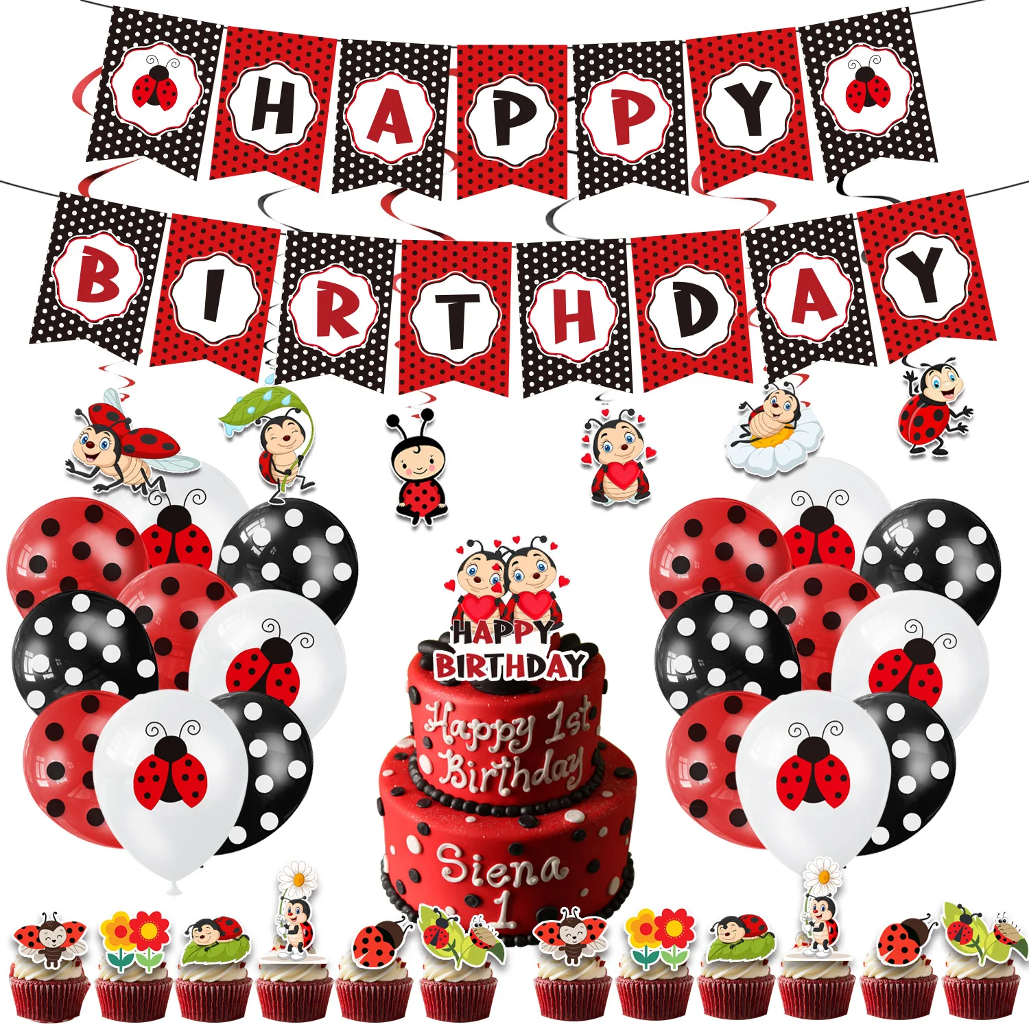 Счастливый kindergeburtstag Deko Hapy на день рождения Feliz в честь Letra Por cumplea ОС Decoracion Mujer Arco Globos Fiesta De cumpleaos