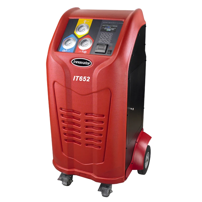 Automatic car refrigerant recycling/recovery machine IT652 with leakage hunting function