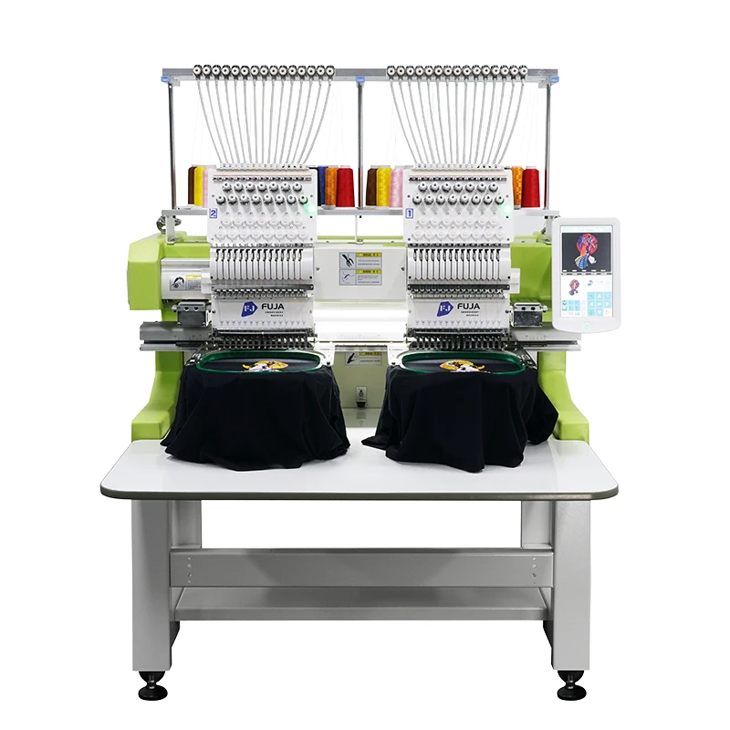 High Quality Doubt Head 12 15 Needles Computerized Industrial Embroidery Machine for Flat Hat Garment