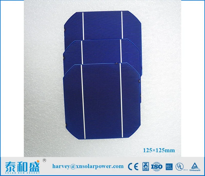 2BB Monocrystalline photavaltic solar cells 125X125  mono solar cell
