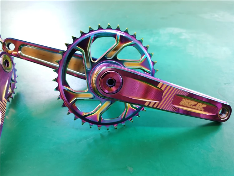 Mountainbike Crank Chainwheel 170mm Aluminum Alloy Bicycle Hollow Crank Left And Right Chain Set Bicycle Parts Bicycle Crankset